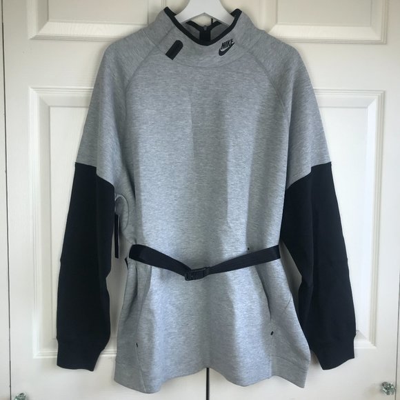 Nike Sportswear Tech Fleece Mock Neck Dress NWT M - Picture 3 of 16